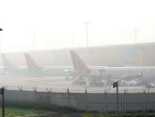 Nine flights diverted over Delhi smog